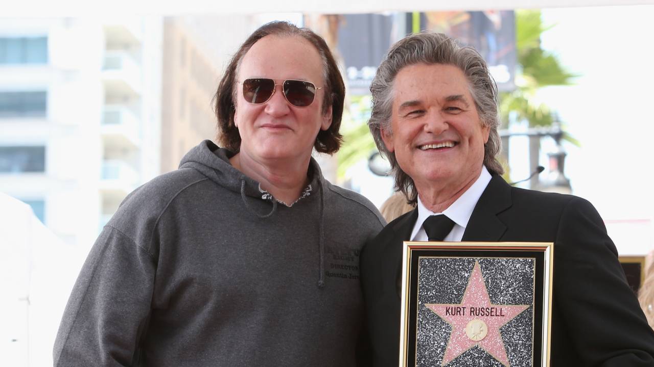 Kurt Russell és Quentin Tarantino