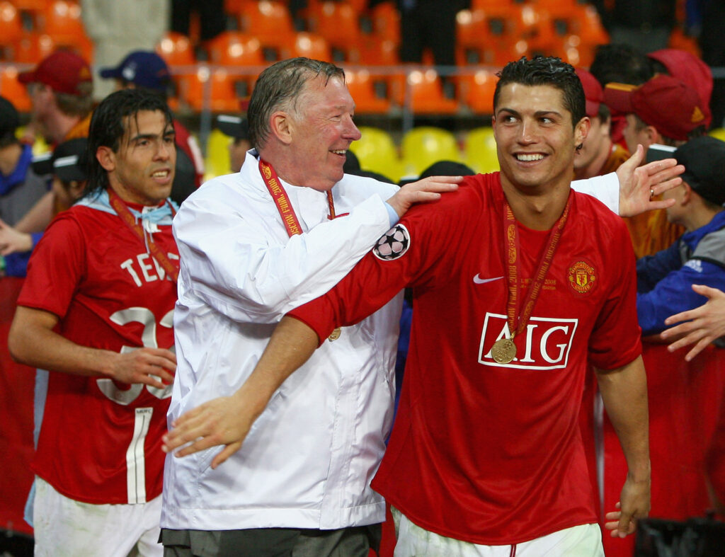 Sir Alex Ferguson és Cristiano Ronaldo