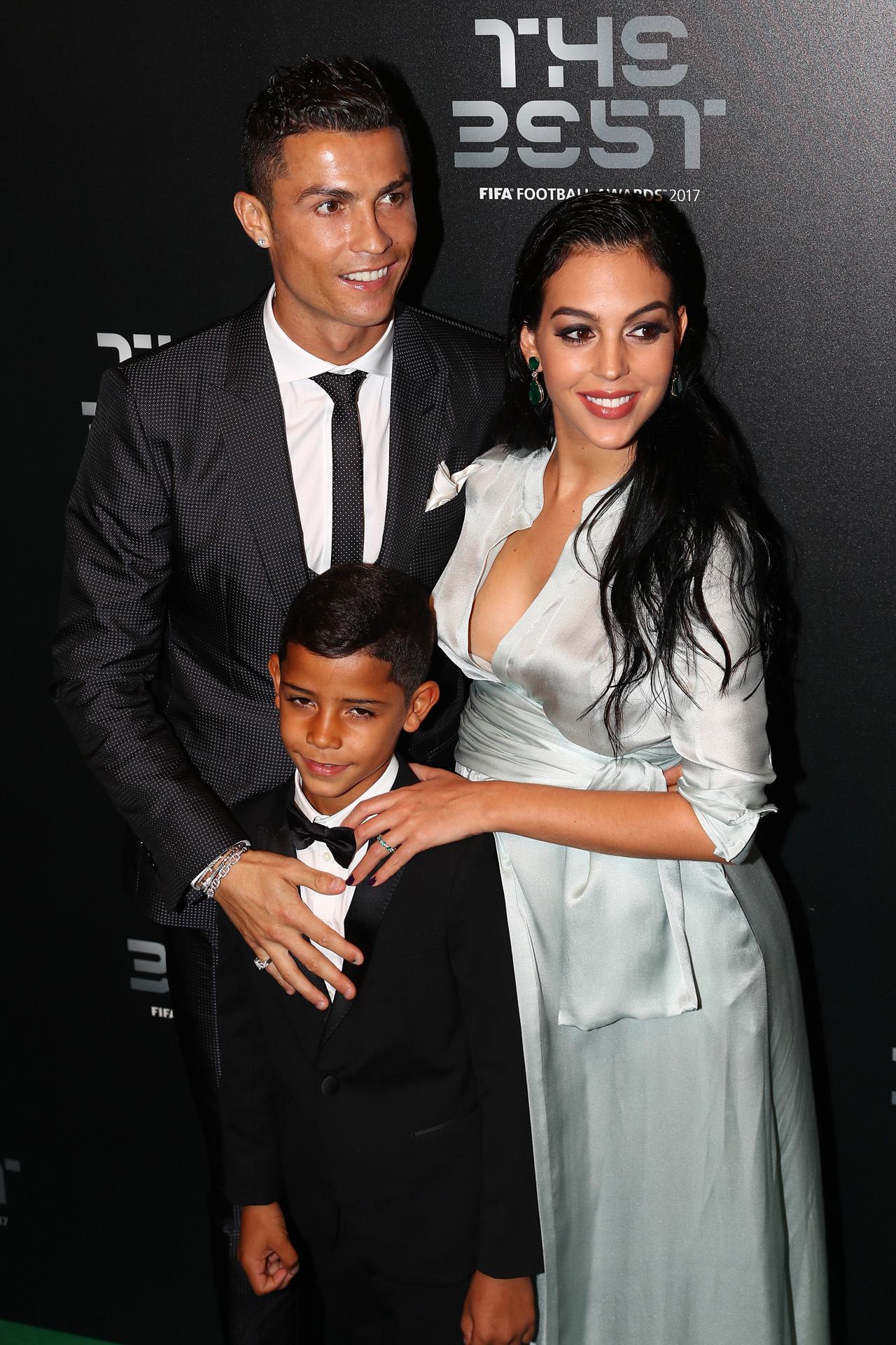 Cristiano Ronaldo, fia Cristiano Junior és Georgina Rodríguez