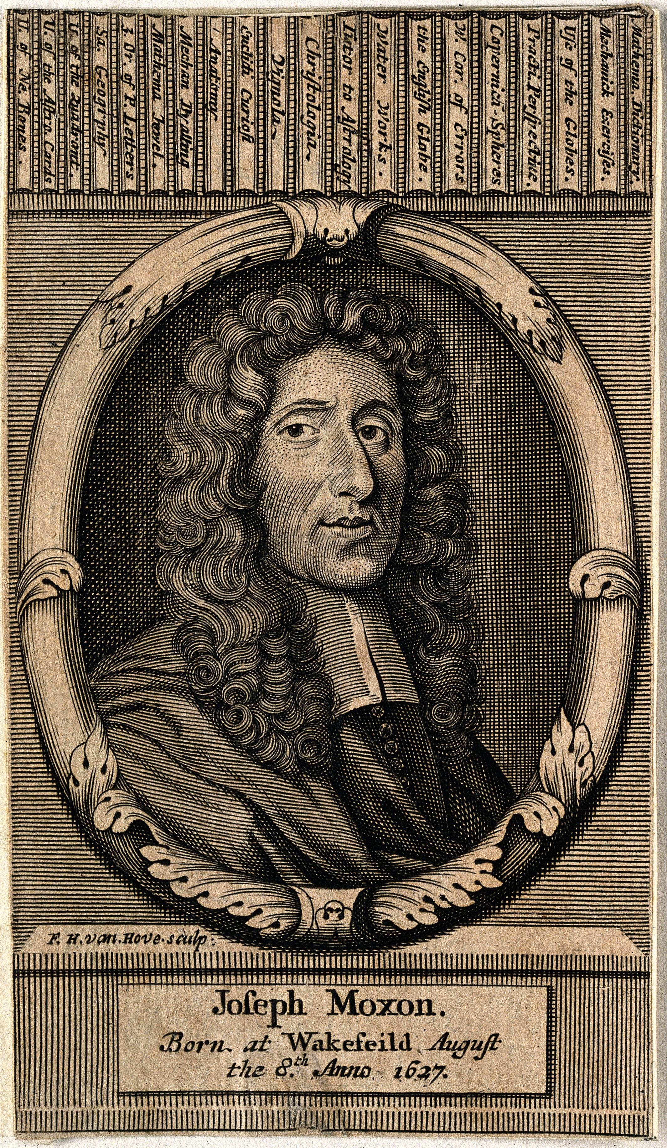 Joseph Moxon, aki a számok rangjára emelte az egyest (forrás: wellcomeimages.org)