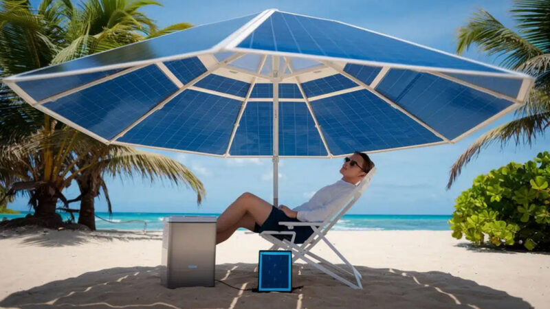 napenergiás napernyő, forrás: es.clickpetroleoegas.com.br