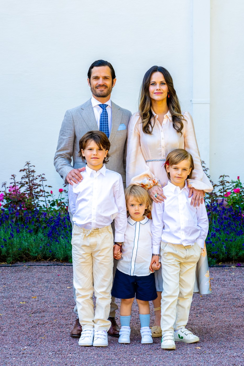 Károly Fülöp, Zsófia, Sándor, Julian és Gabriel 