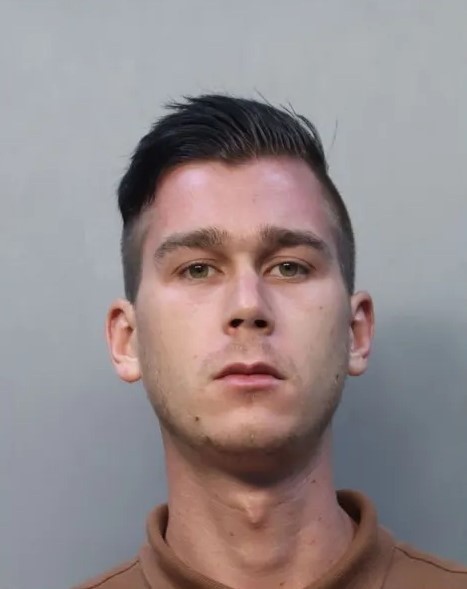 Zsólyomi floridai letartóztatási fotója