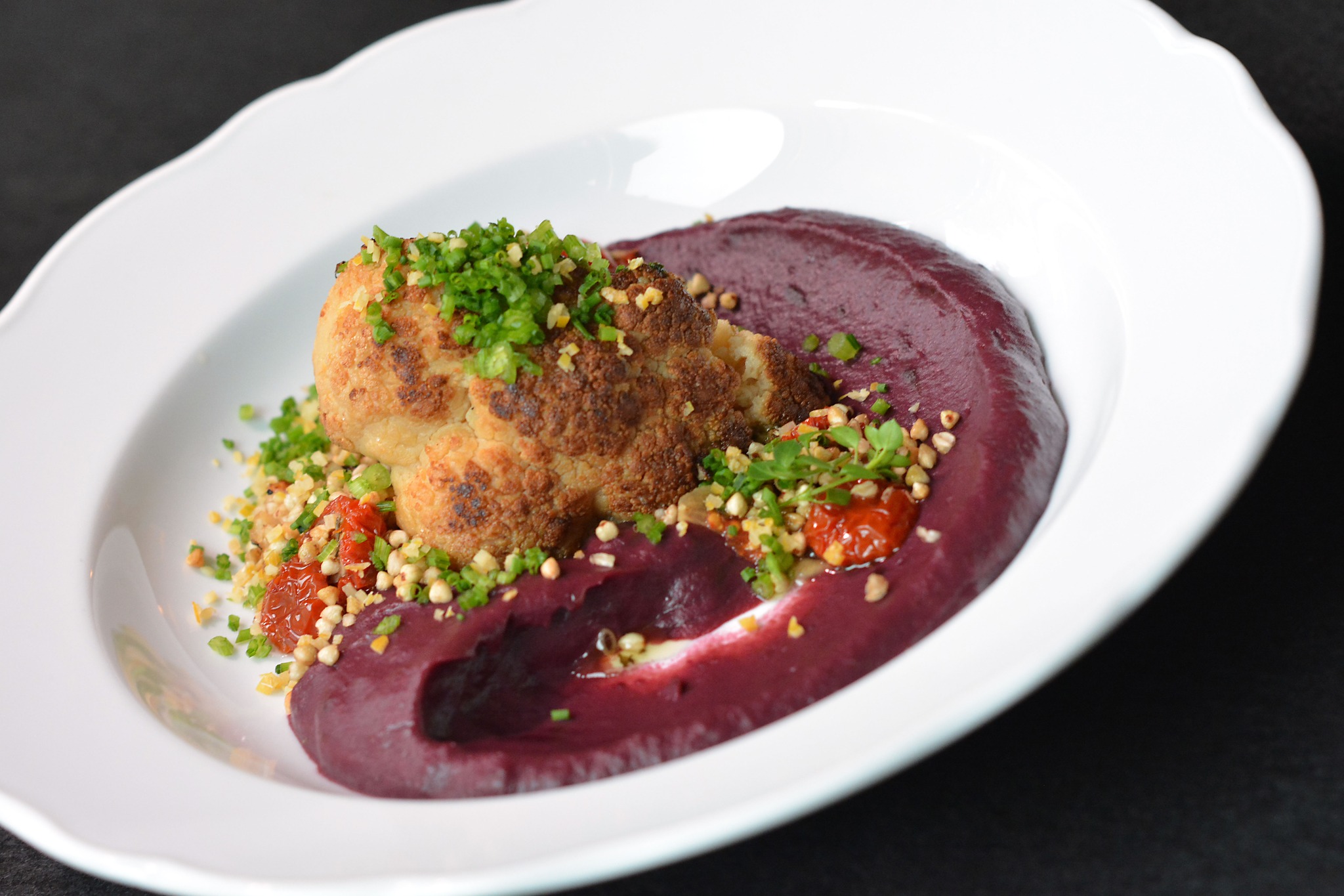 A Kistücsök Food & Room egyik vegán fogása