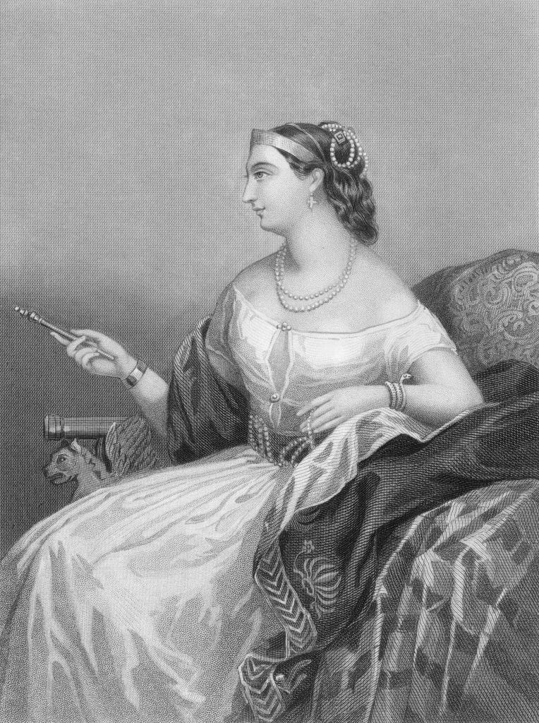 Sammuramat egy 19. századi ábrázoláson (fotó: Archive Photos/Getty Images)