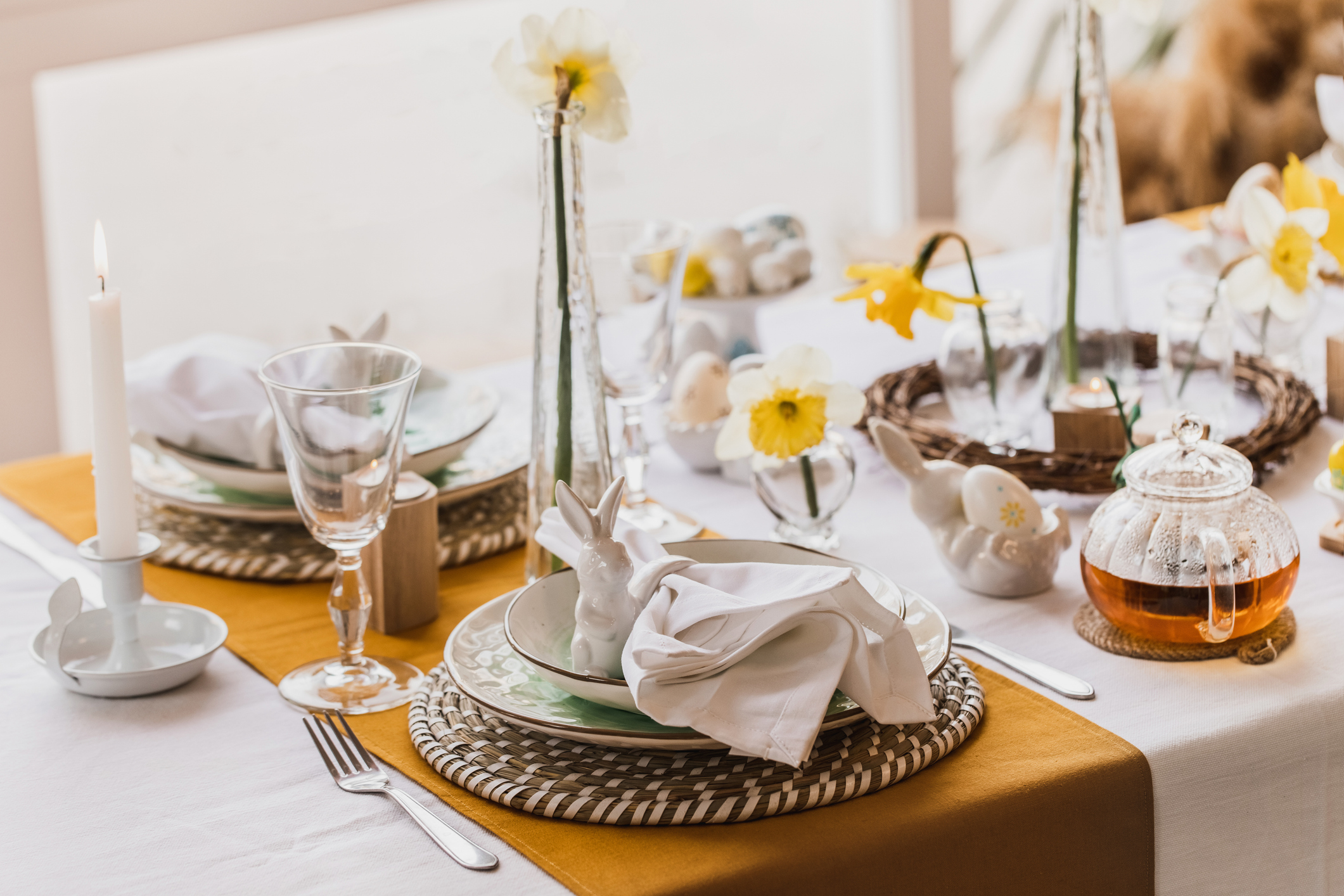 Rusztikus stílusú teríték