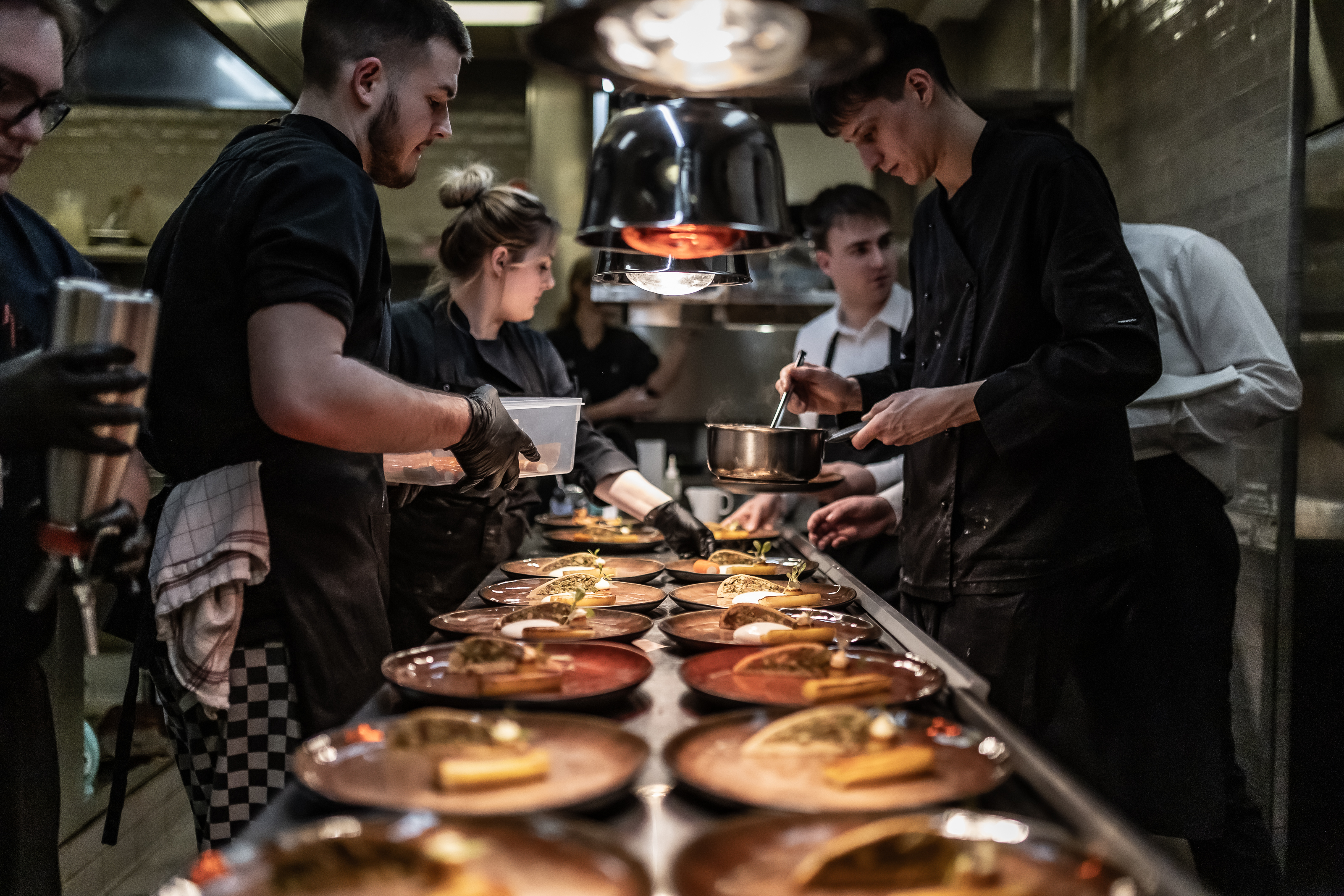 A Textúra étterem csapata