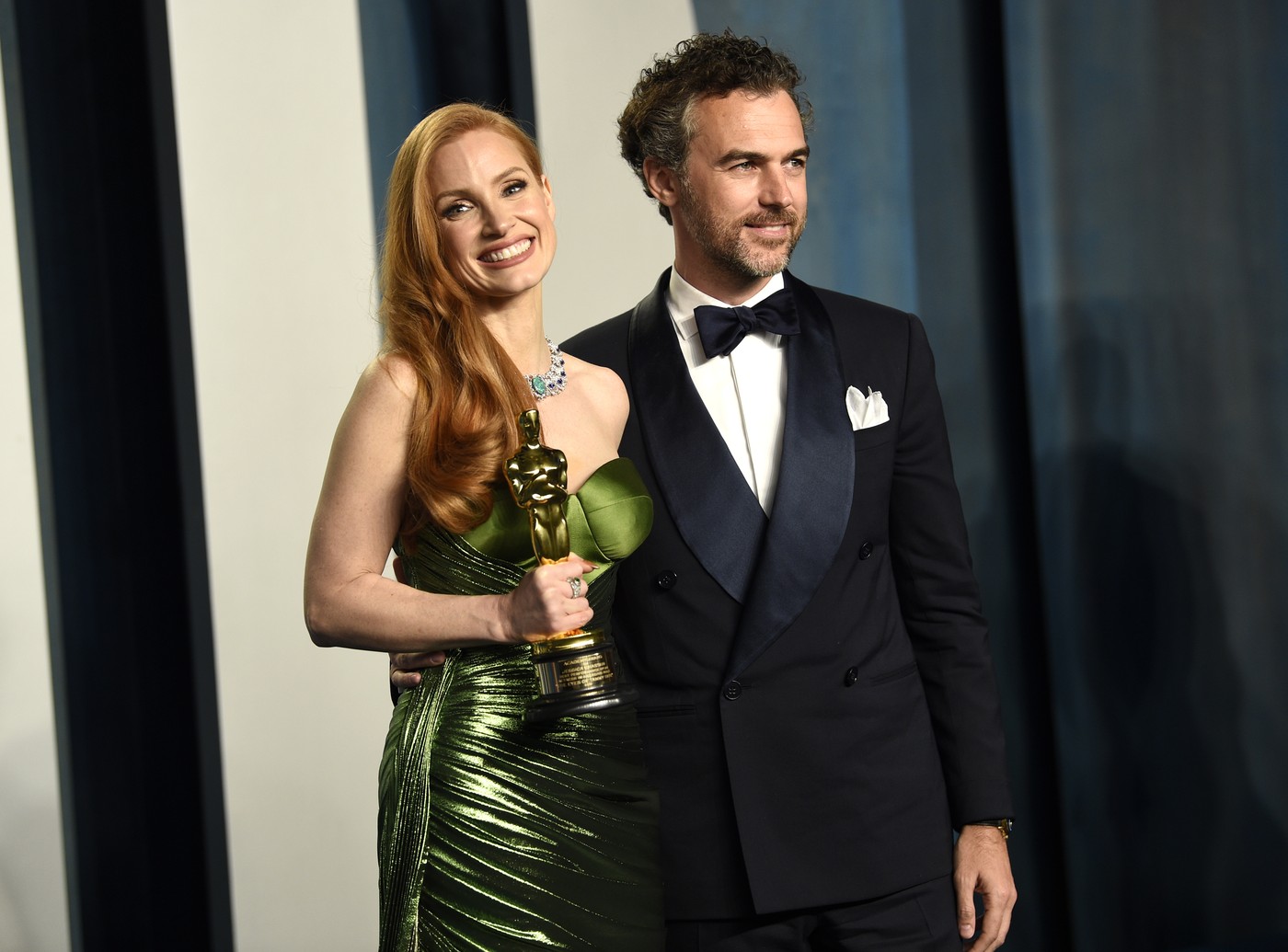 Jessica Chastain és Gian Luca Passi