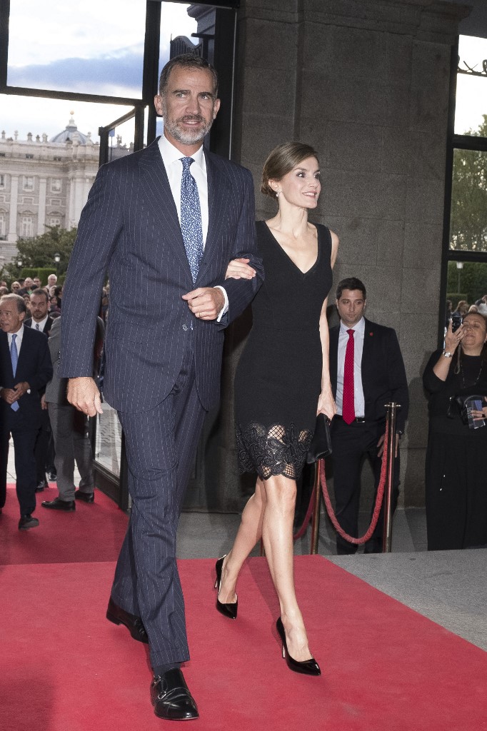 VI. Fülöp spanyol király és Letícia királyné