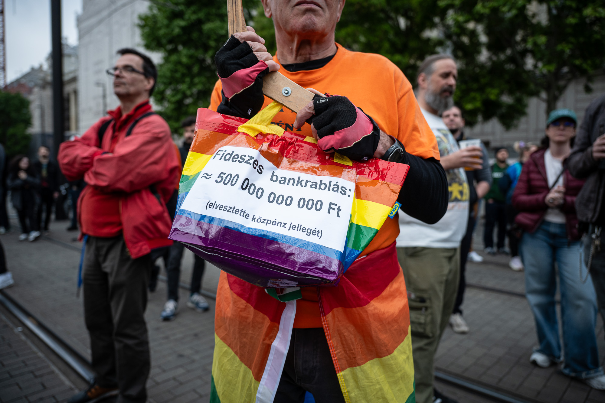 Tüntetés az átláthatósági törvény ellen