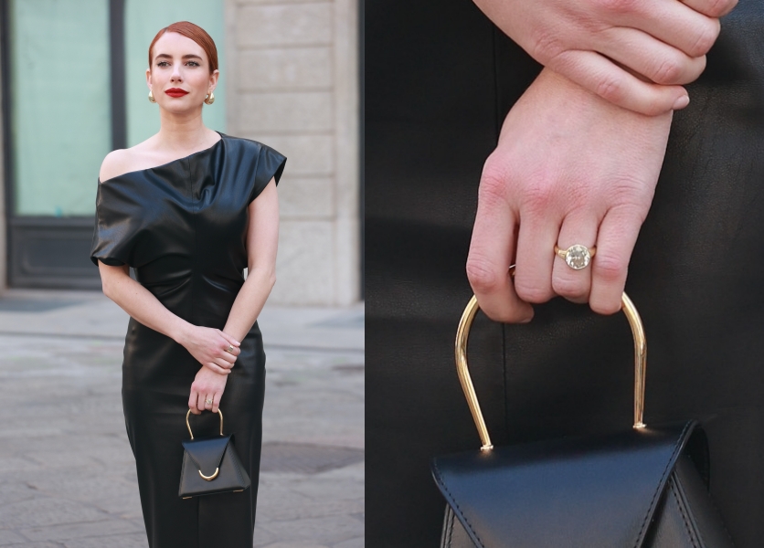 Emma Roberts eljegyzési gyűrűje