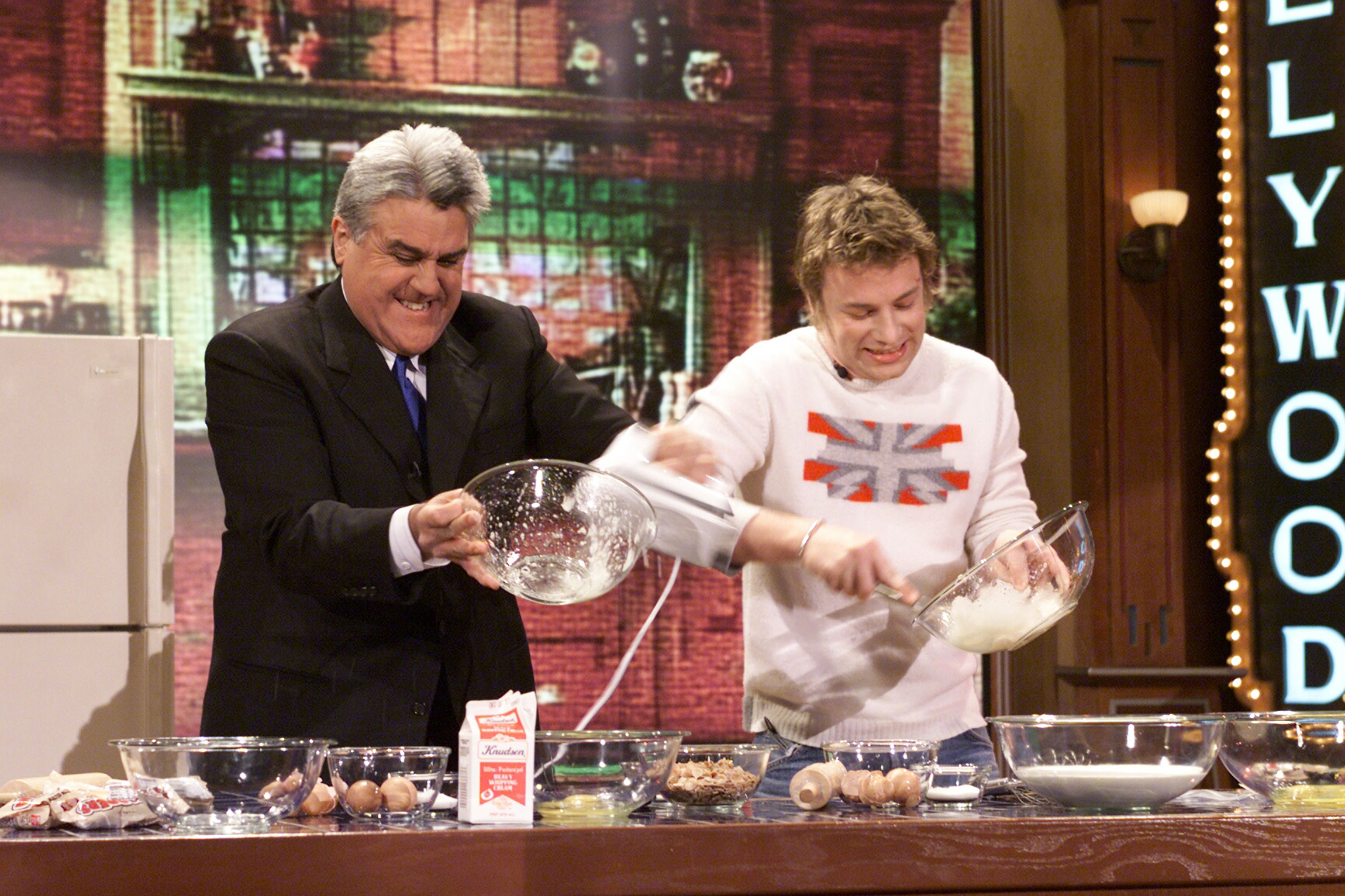 Jay Leno és Jamie Oliver