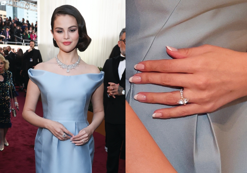 Selena Gomez eljegyzési gyűrűje