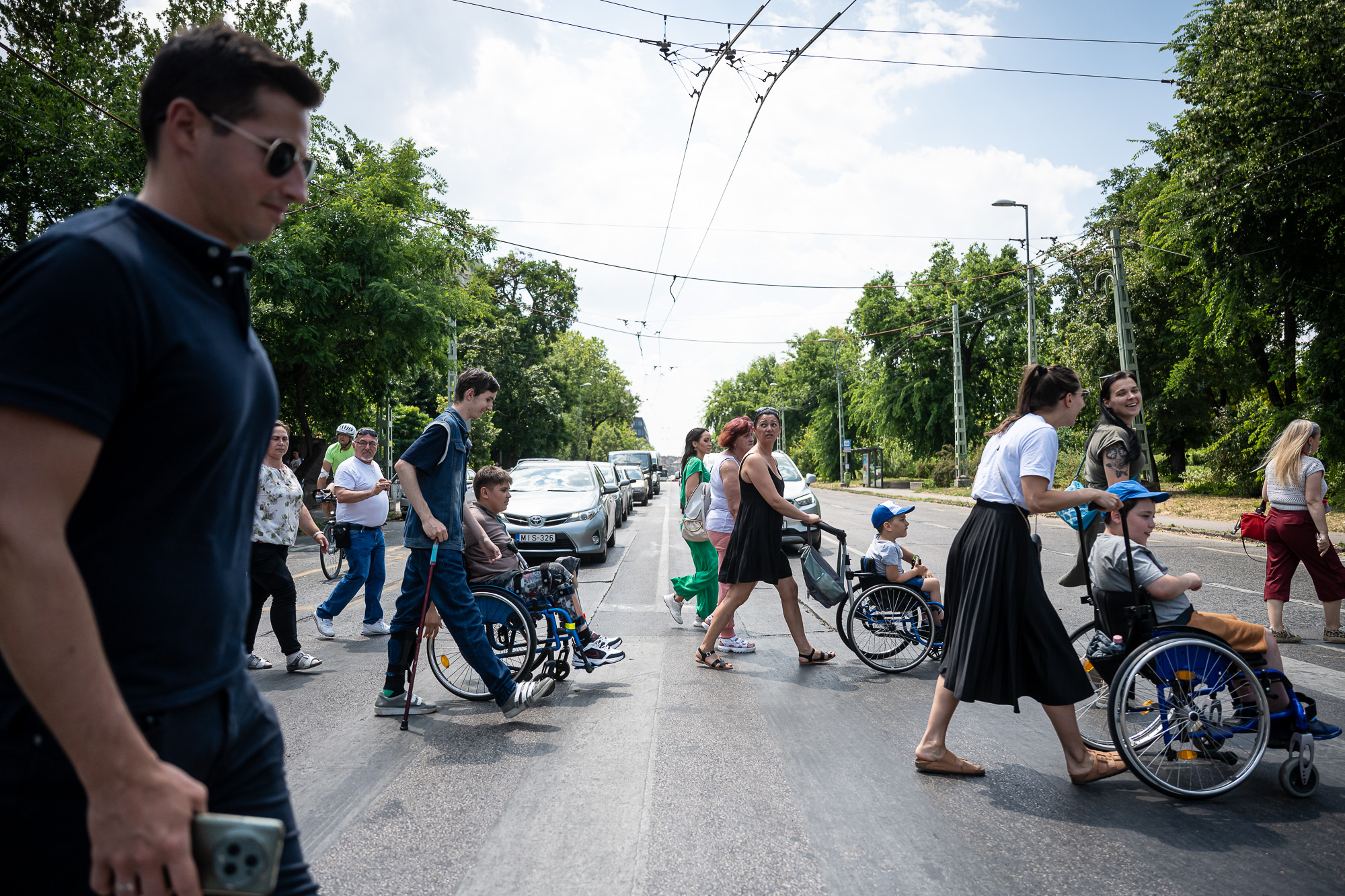 Séta a Bethesda Kórház két épülete közt