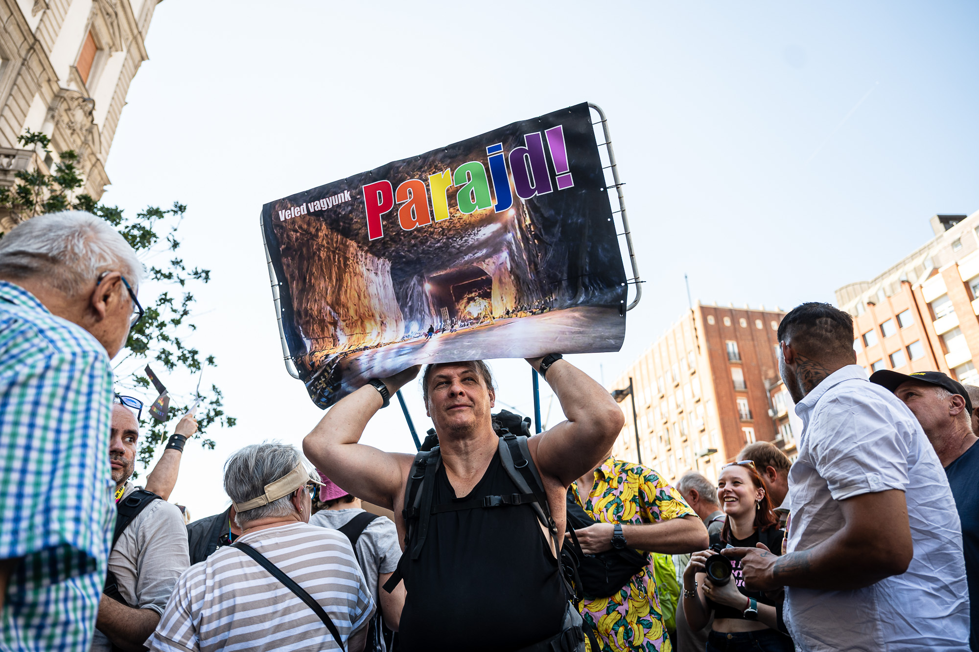 Felvonulás a 30. Budapest Pride-on