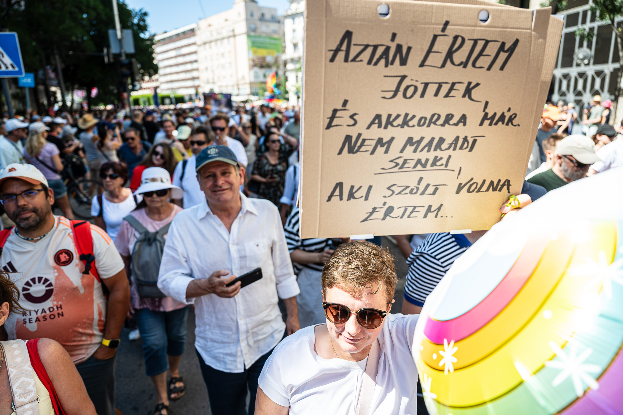Felvonulás a 30. Budapest Pride-on