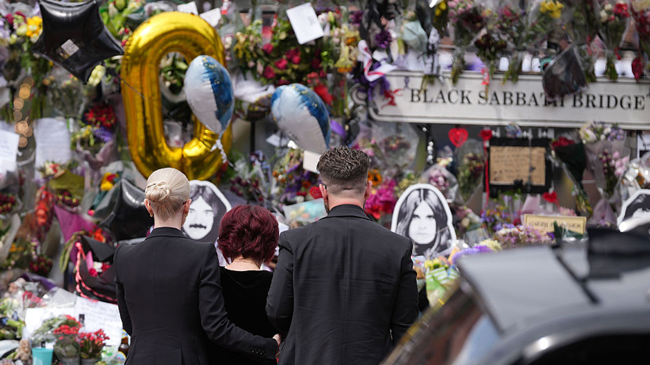 Ozzy Osbourne temetése, fotó: Christopher Furlong/Getty Images