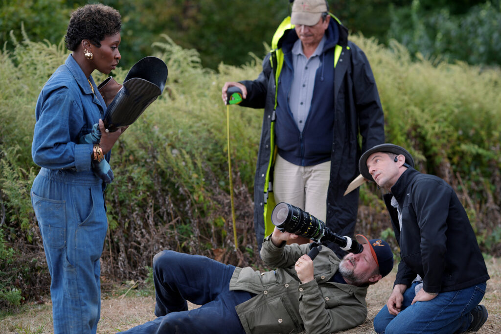 Cynthia Erivo és Rian Johnson