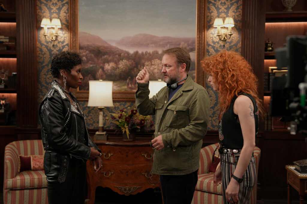 Cynthia Erivo, Rian Johnson és Natasha Lyonne