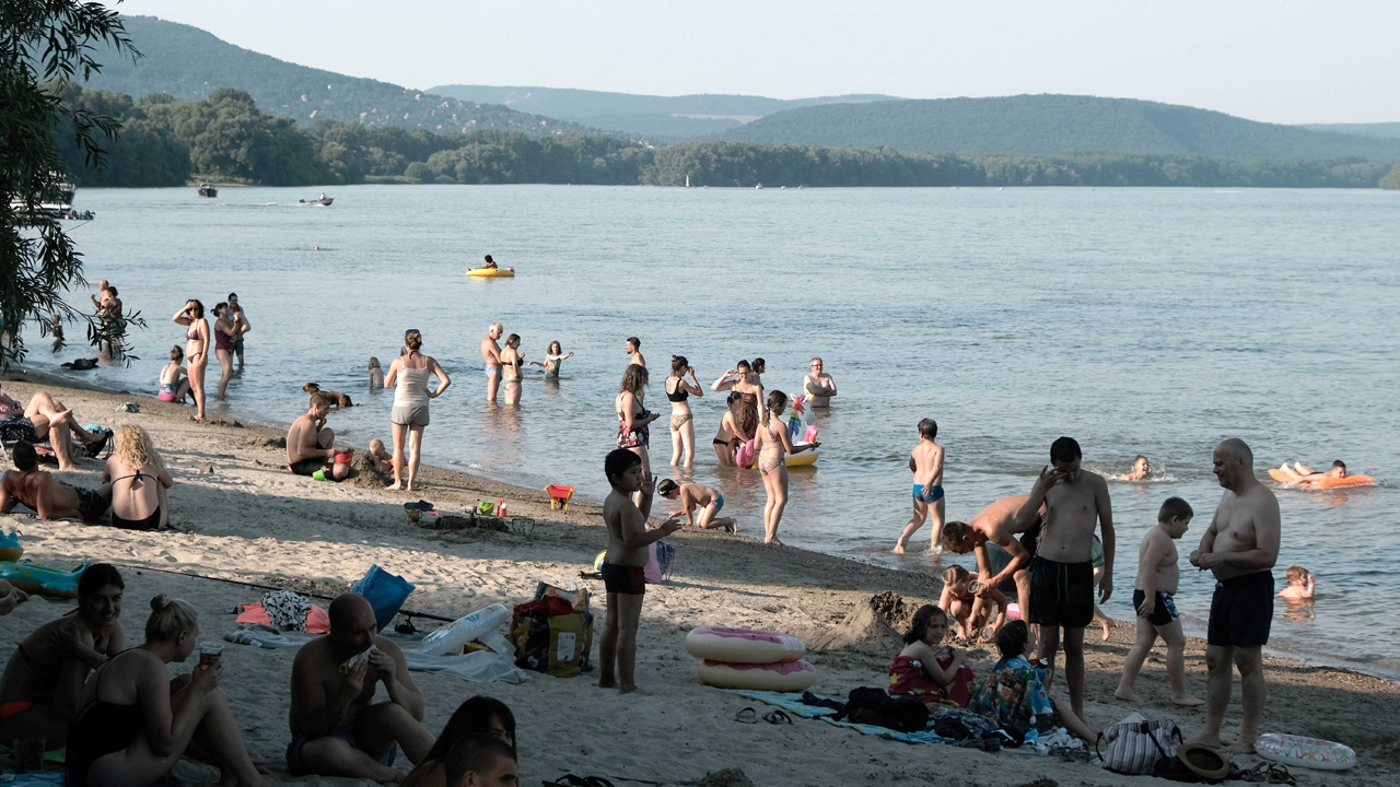 szabadstrand, fotó: MTI / Nagy Zoltán