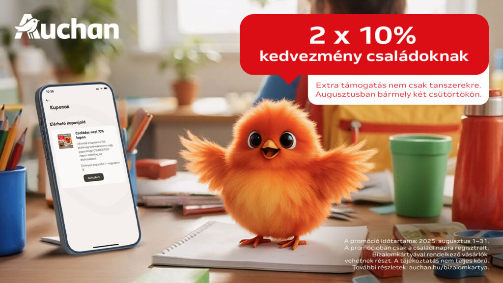 Iskolakezdés stressz nélkül az Auchan segítségével!