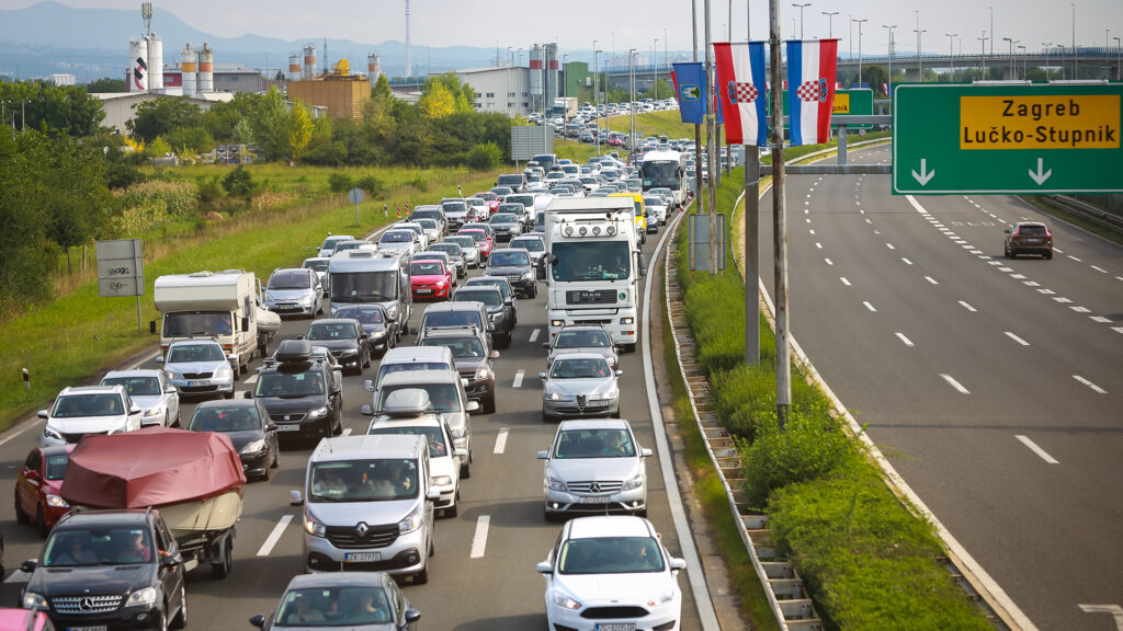 Dugó a horvát autópályán