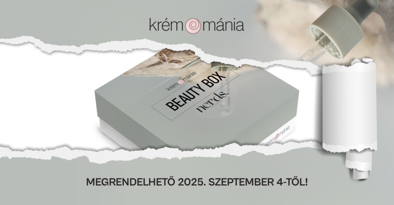 Krémmánia X NERDS limitált beauty box – tudományos alapú bőrápolás 8 teljes méretű termékkel