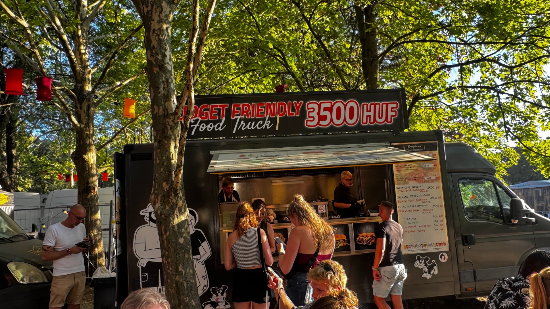 Budget Friendly Food truck, Sziget Fesztivál 2025