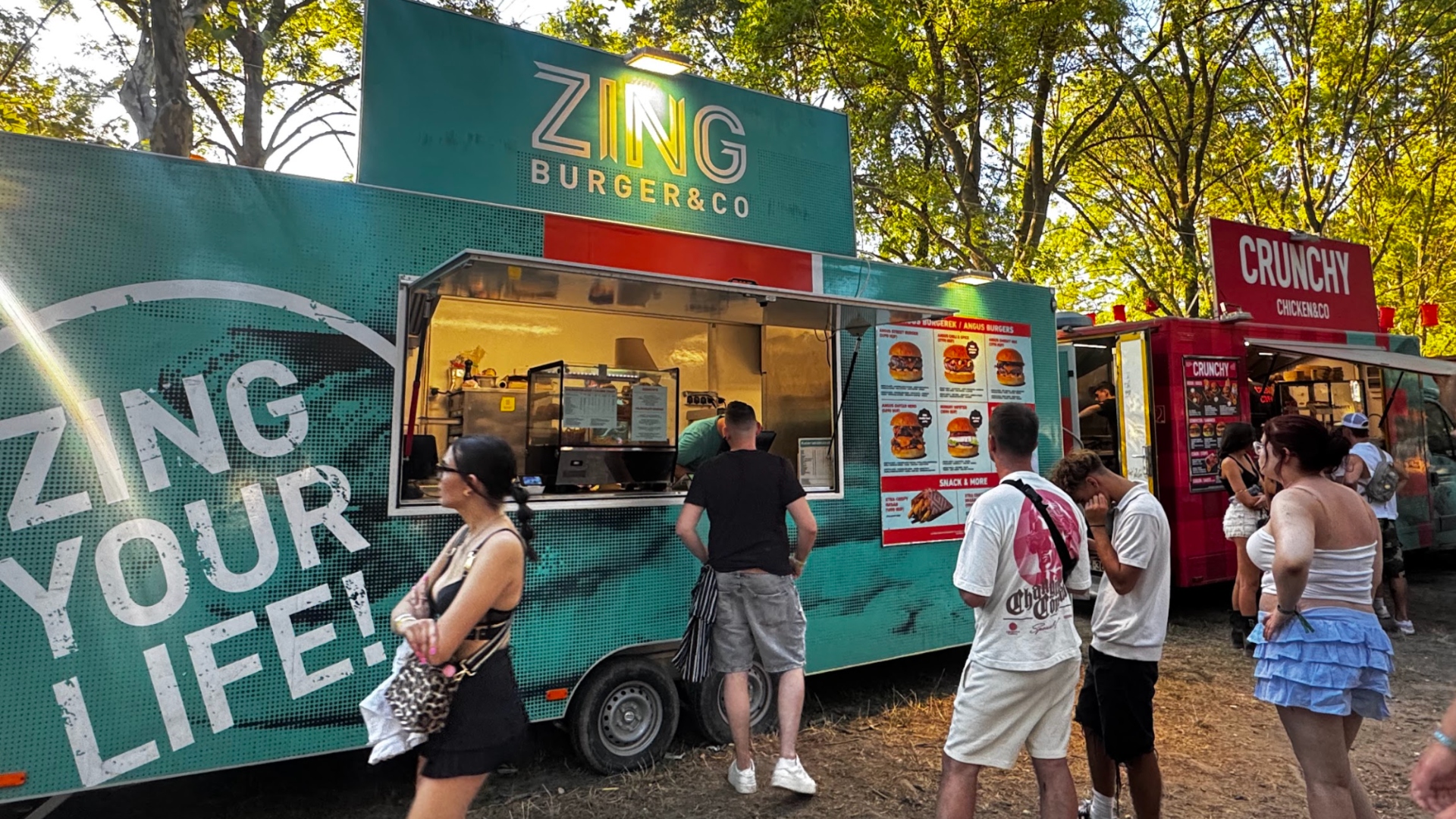 ZING burger food truck, Sziget Fesztivál 2025