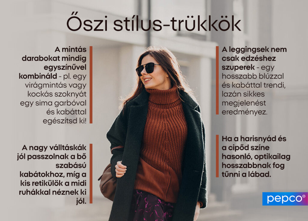 Nőies szettek a Pepcótól az őszre. Mit vegyél fel a hidegebb napokon?