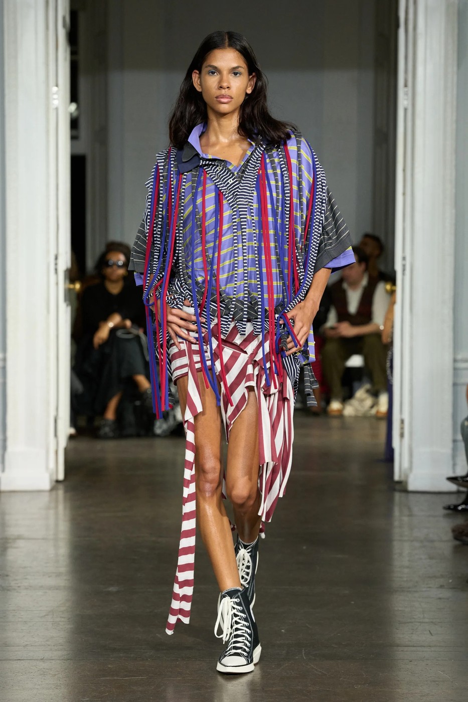 Jawara Alleyne 2026 tavaszi-nyári divatbemutató egyik modellje