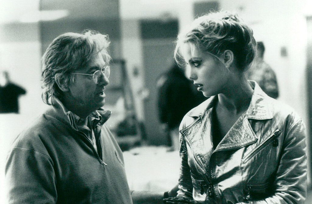 Paul Verhoeven és Elizabeth Berkley