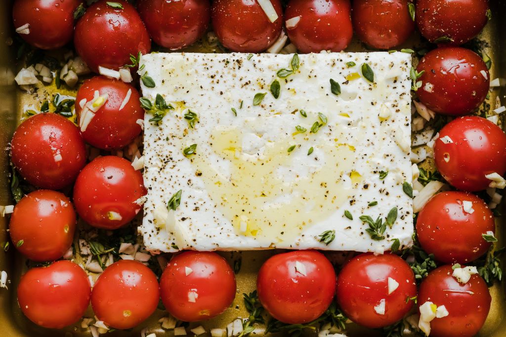 Sült fetás tészta