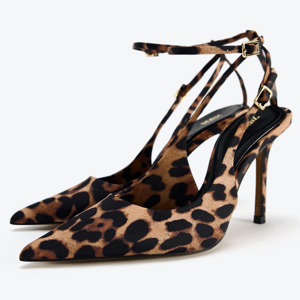 Leopárdmintás cipő