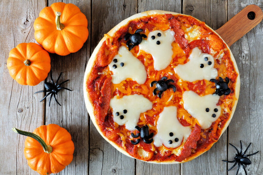Halloweeni pizza