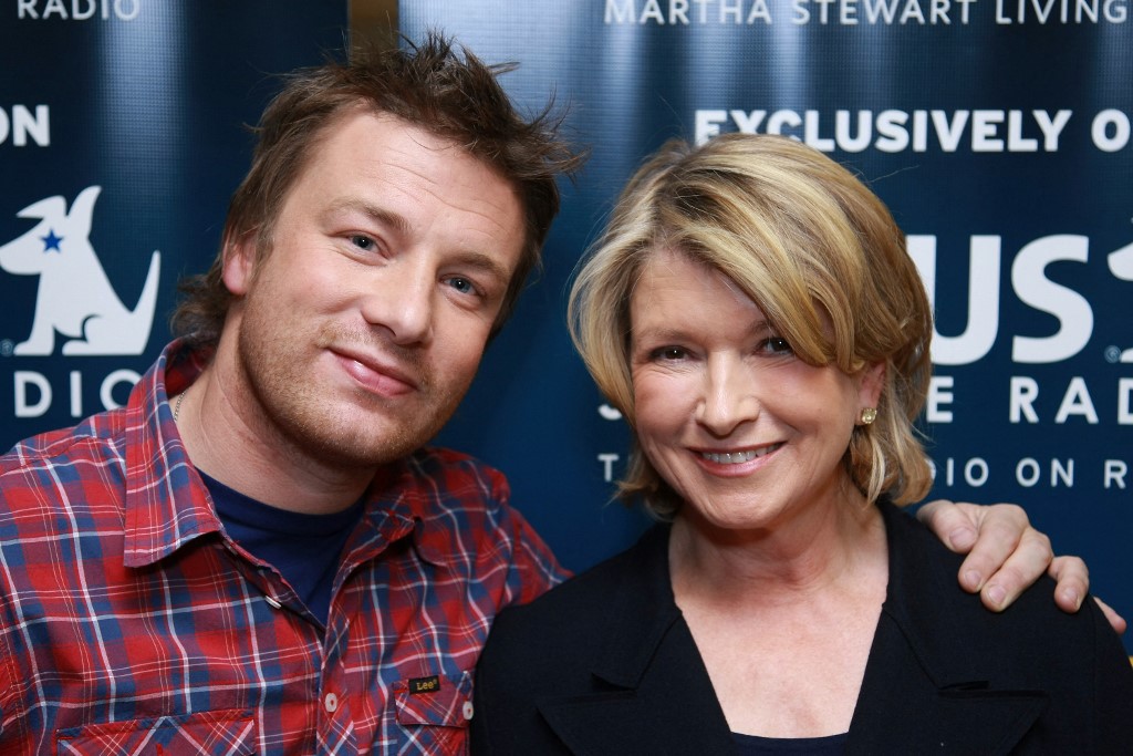 Jamie Oliver és Martha Stwwart