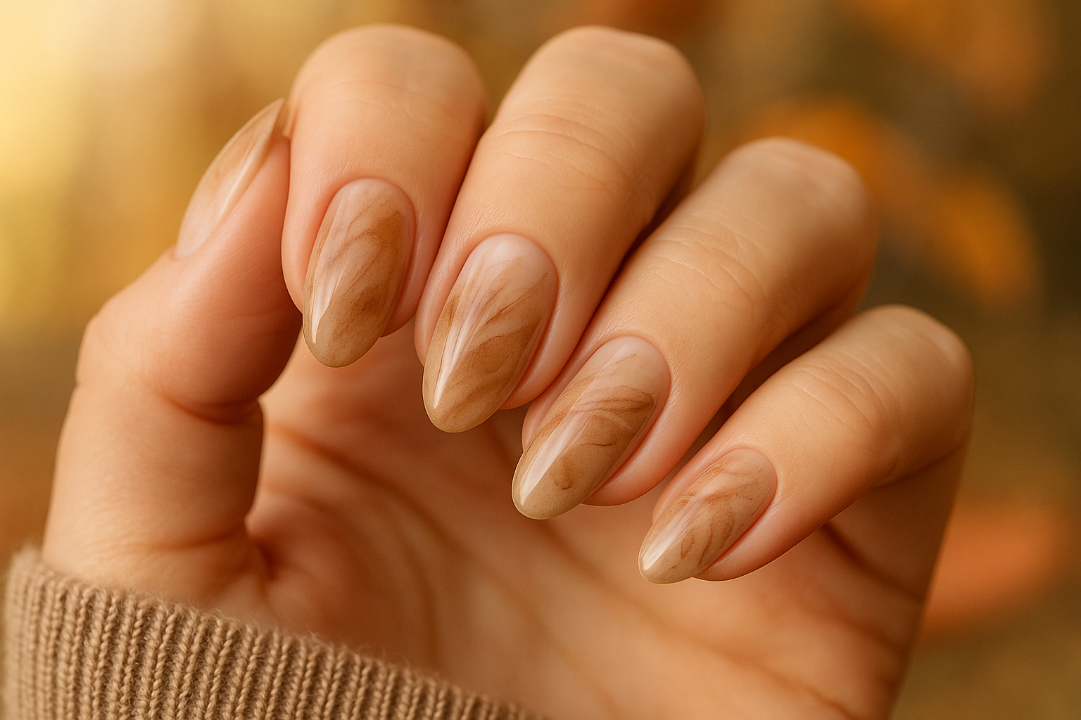 Őszi márványos köröm