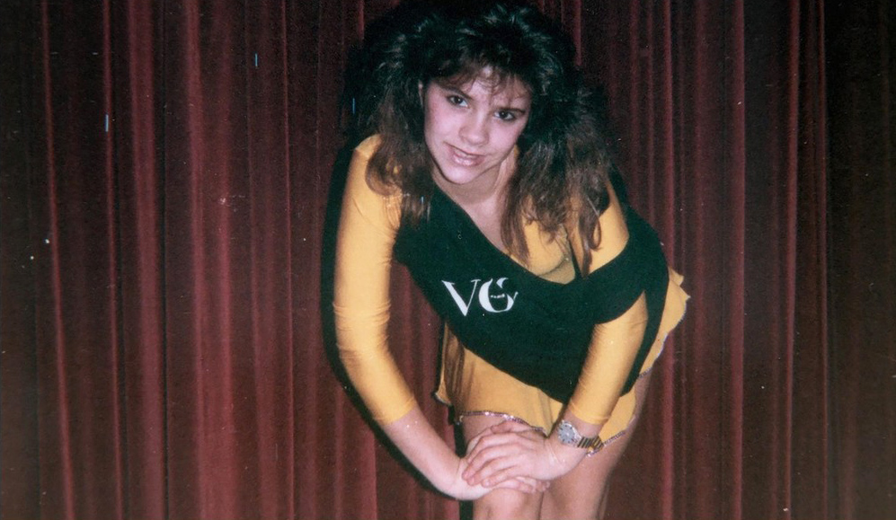 Victoria Beckham kislányként