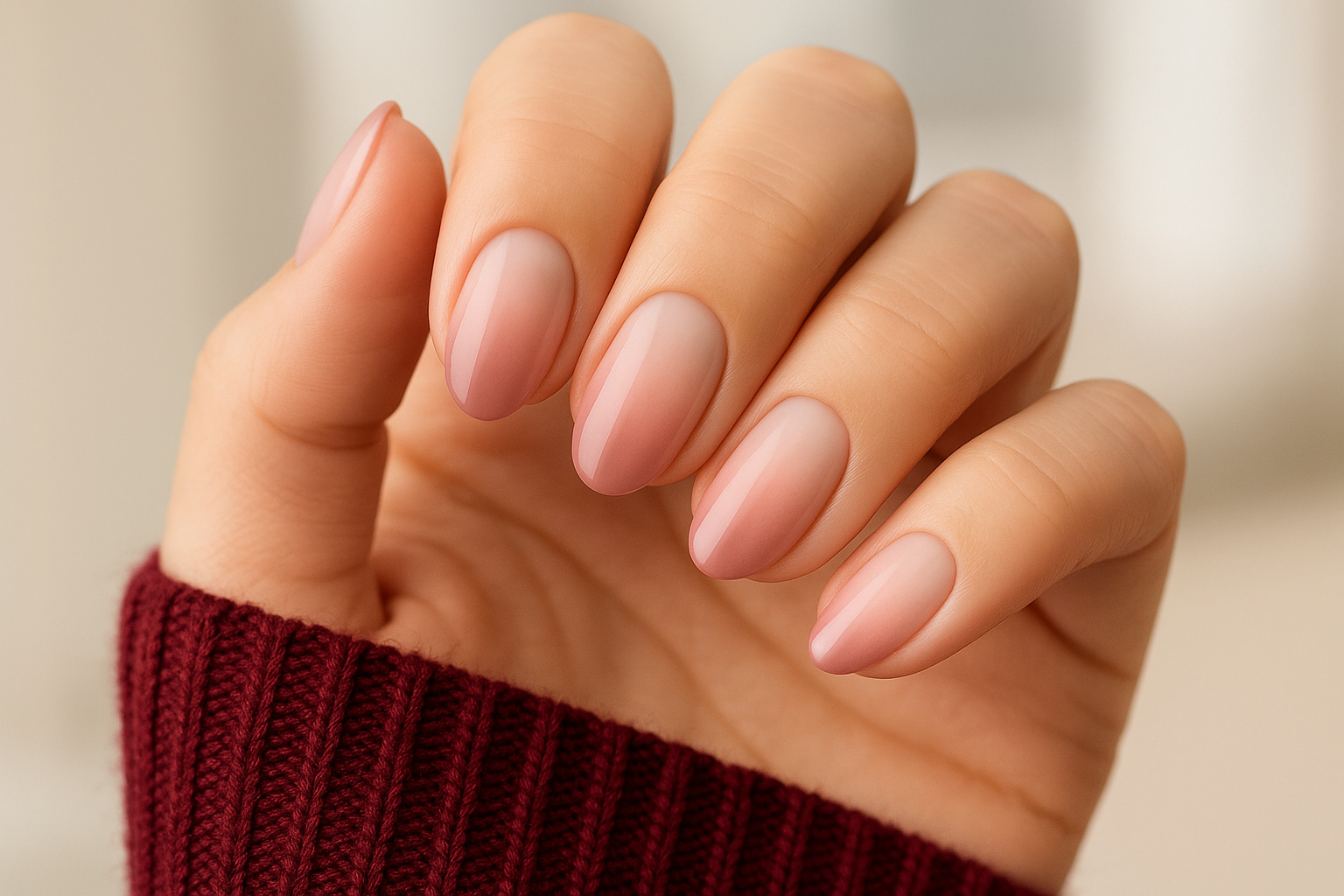 Őszi rózsás köröm