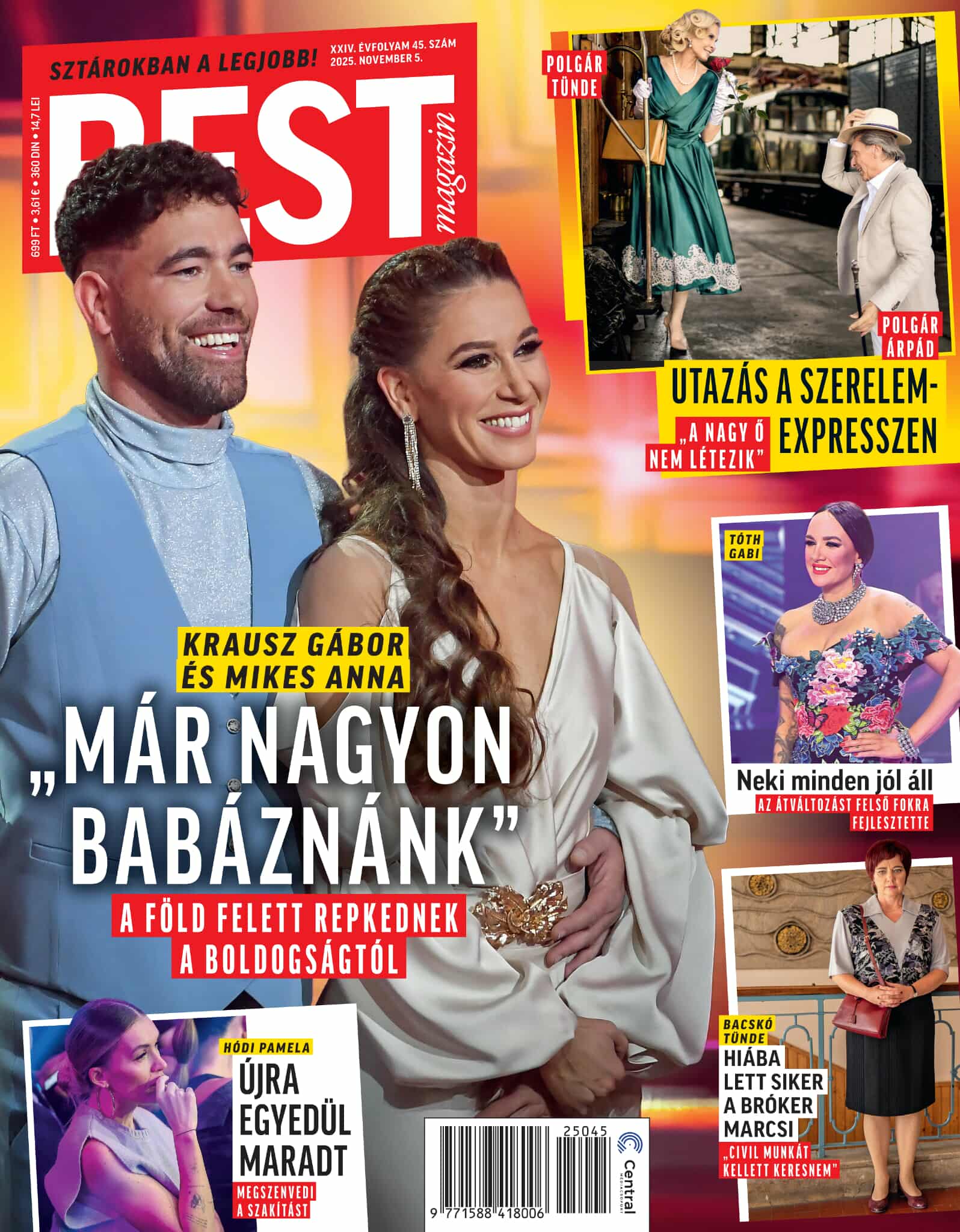 Krausz Gábor: „Az esküvő óta két centivel a föld felett járunk”