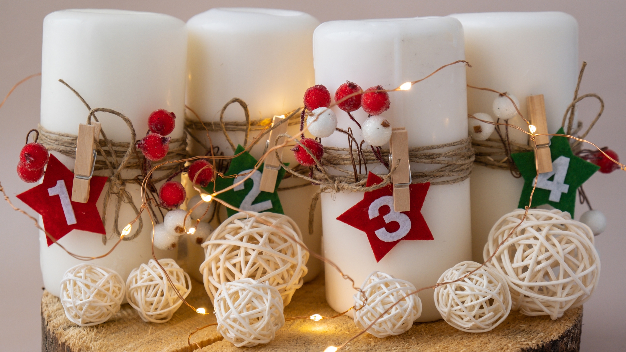 Adventi koszorú készítése