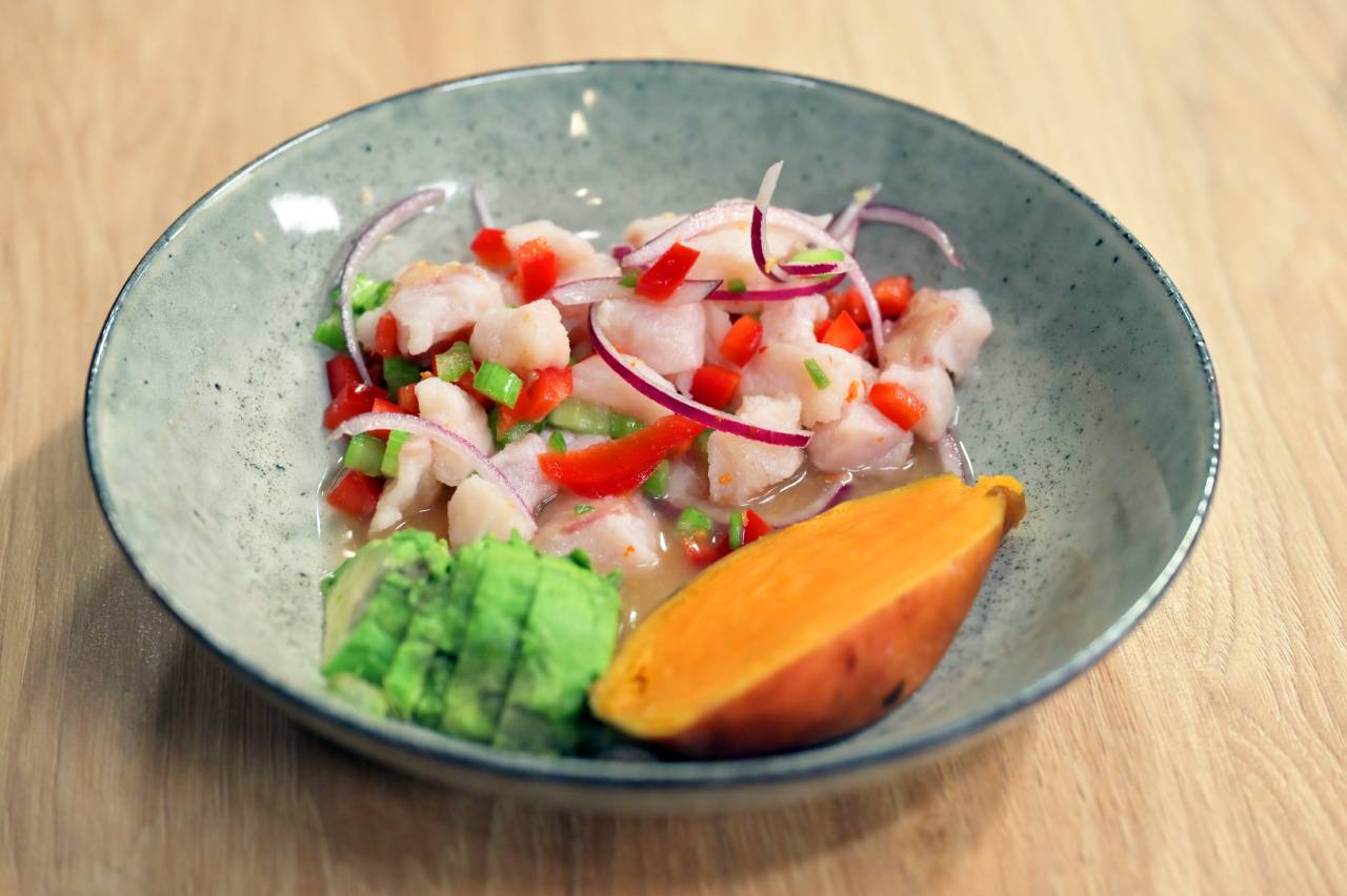 Citrusos marinált harcsa - Ceviche
