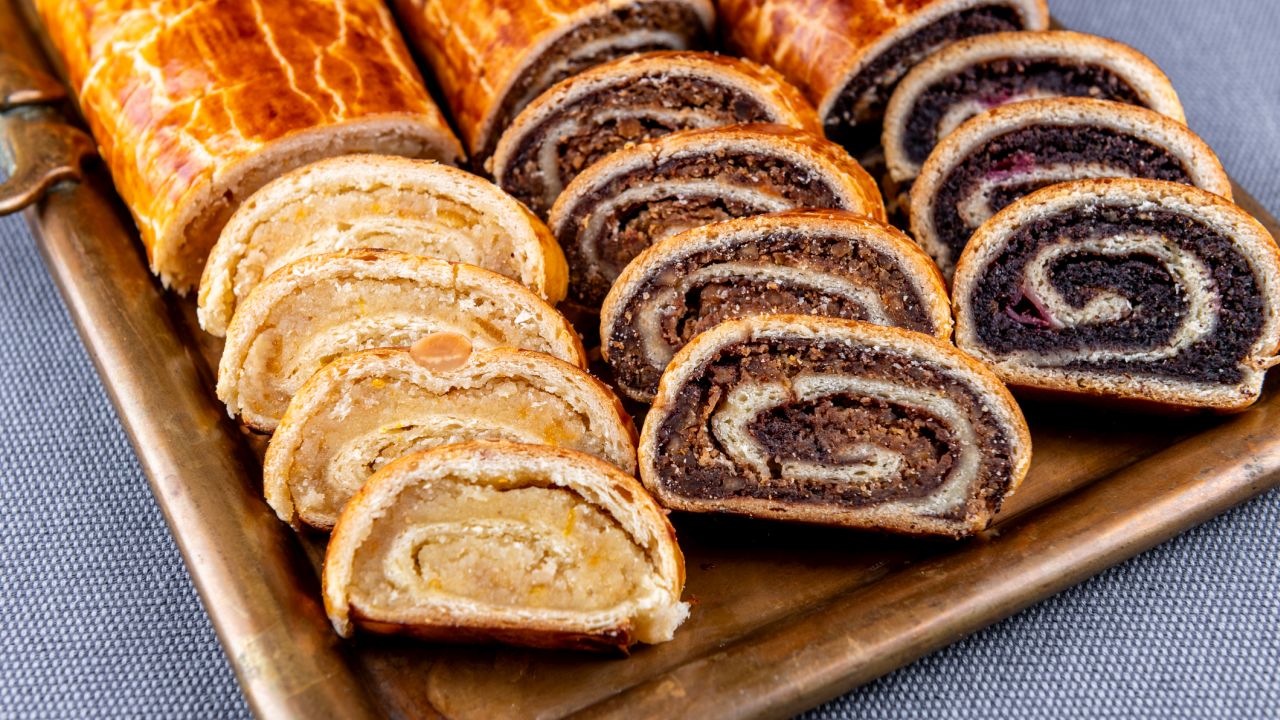 Bejgli rudak szeletelve