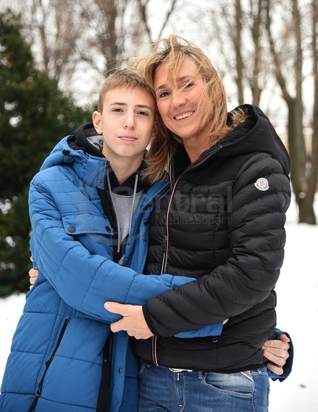 Nagy Tímea kétszeres olimpiai bajnok párbajtőrvívó és gyermekei