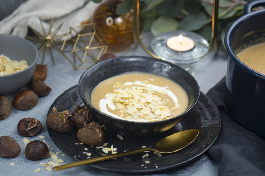 Ünnepi gesztenyekrémleves