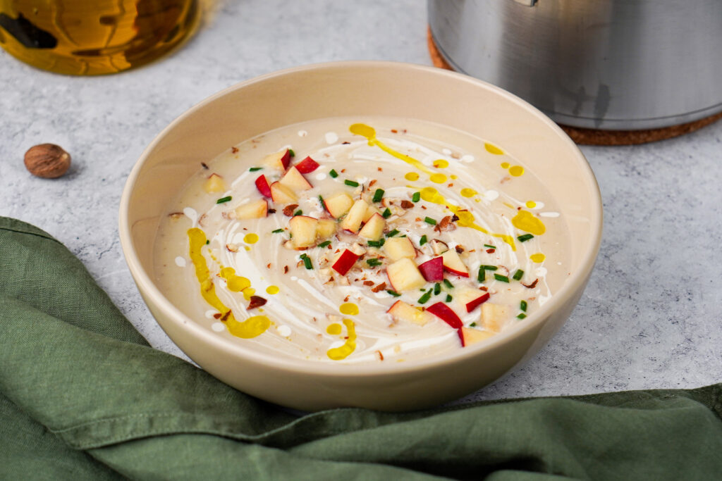 Selymes zellerkrémleves