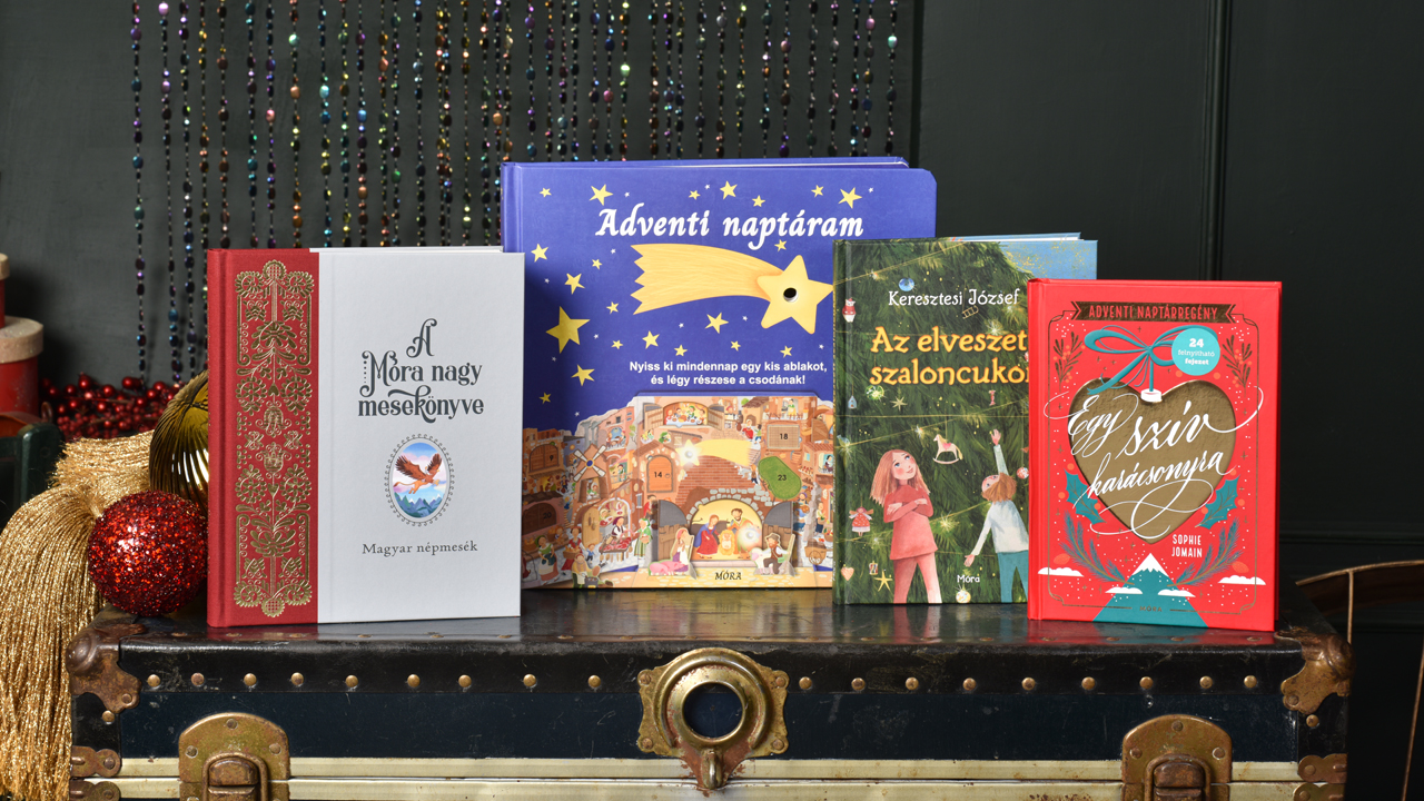 Három adventi naptárkönyv plusz egy mesekönyv, amely megteremti a karácsonyi hangulatot