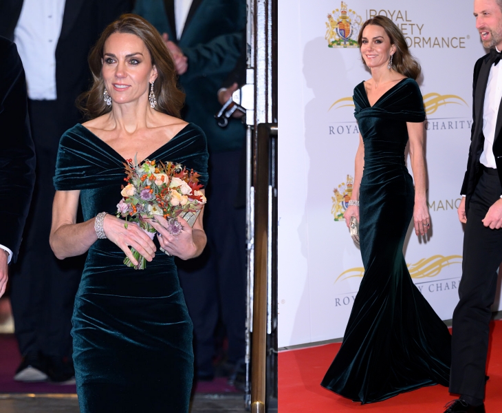 Katalin hercegné a Royal Variety Performance gálaesten