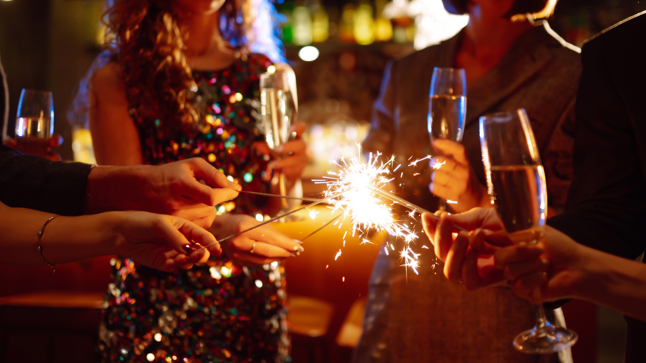 Újévi koccintás