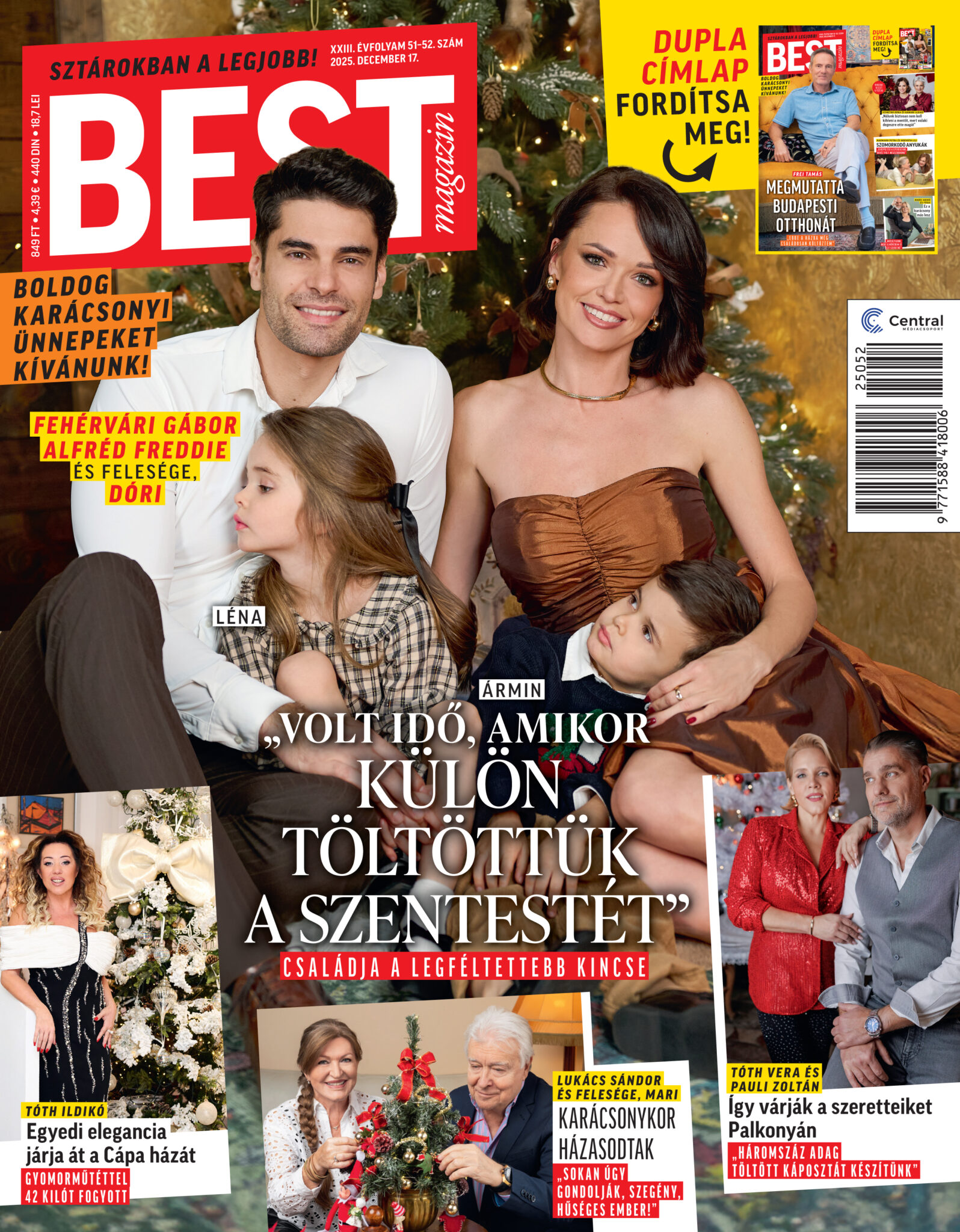 Címlapon mutatta meg gyönyörű családját Freddie